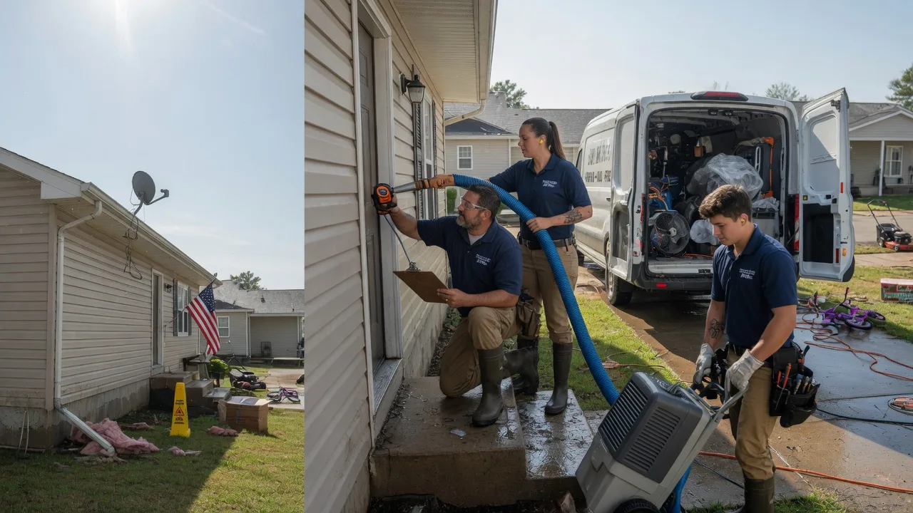 Ceiling Water Damage Restoration in Lapel, IN near me